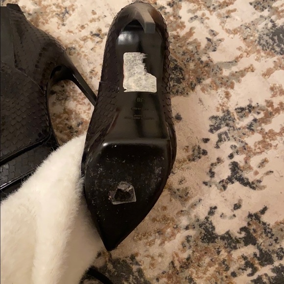 COPY - YSL black python bootie - Picture 10 of 11